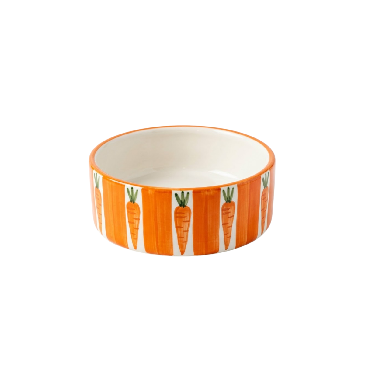 Carrot Stripe Pet Bowl