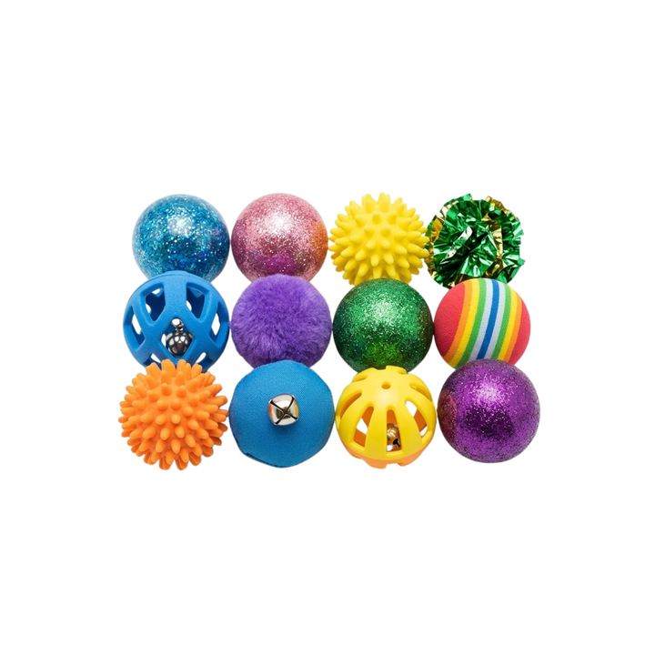 Catkins Assorted Balls – 12 Pack