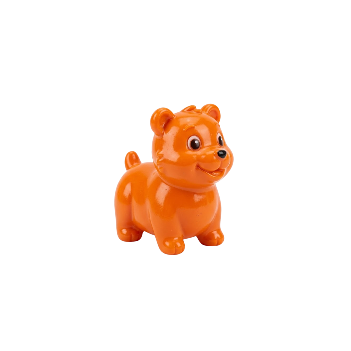 Latex Orange Dog Toy