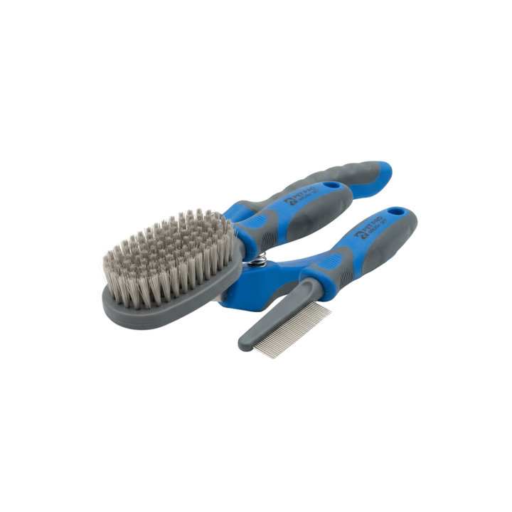 Soft Brush and Brush Cleaner Set