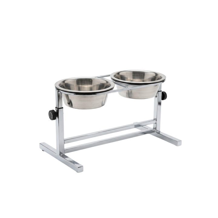 Stainless Steel Adjustable Double Dog Diner