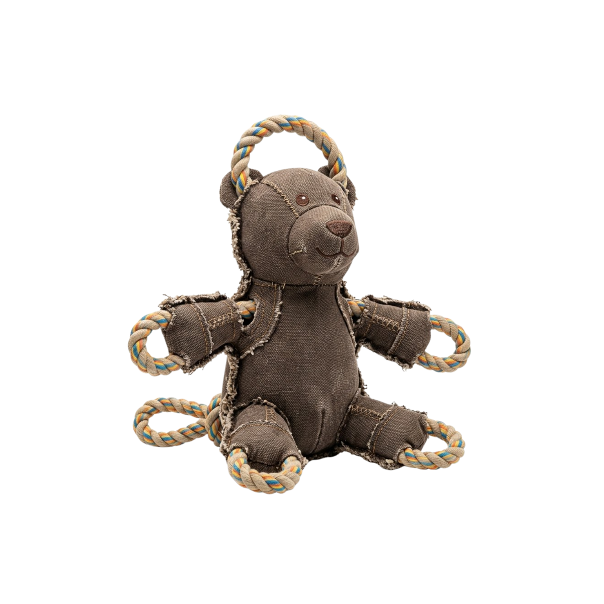 Tough Rope Core Bear Dog Toy